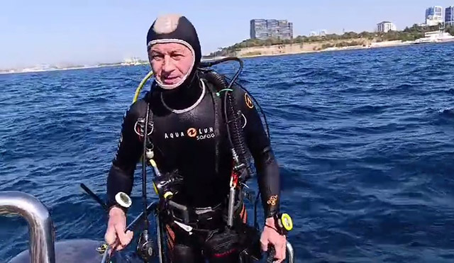 Проверяем дно в районе мыса Средний Анапский