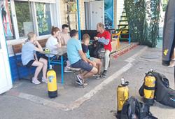 Первый раз - под водой "класс!"