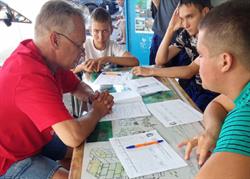 Пятничное занятие из за состояния воды прошло на берегу